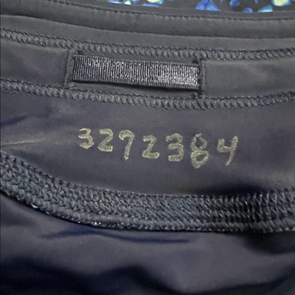 Lands End Patterned Swim Shorts - Picture 3 of 3